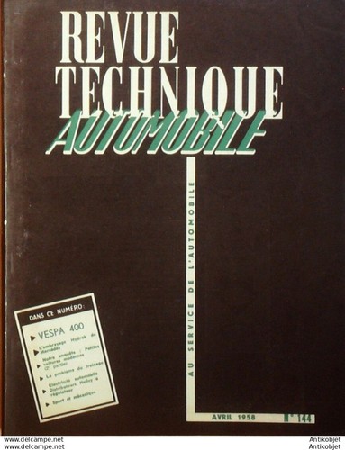 Revue technique vespa 400 - revue,