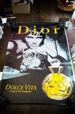 DIOR DOLCE VITA HEATHER STEWART Large French Vintage Advertising Poster Original