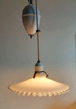 suspension luminaire monte et baisse mi 20eme