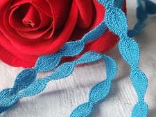 Dentelle galon vintage bleu - dentelle,