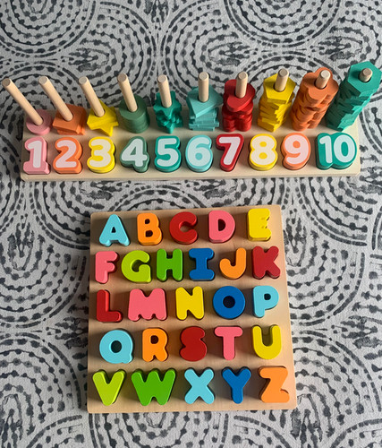 Puzzles alphabets chiffres - puzzles, et