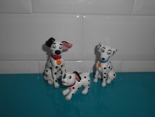 18.02.25.5 Lot 3 figurines Disney Les 101 dalmatiens Pongo Perdita 3 à 6 cm