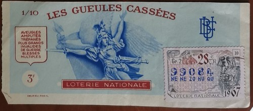 Billet loterie nationale - loterie,