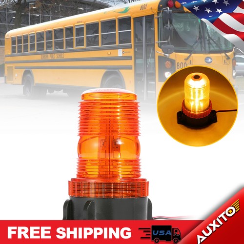 Rotating amber strobe light - rotating,