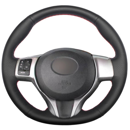 Hand stitched leather steering - leather,