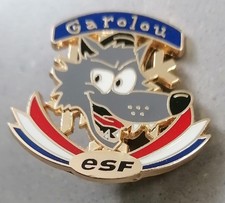 Insigne Broche Médaille de Ski ESF "GAROLOU" Brevet Niveau test enfant ourson