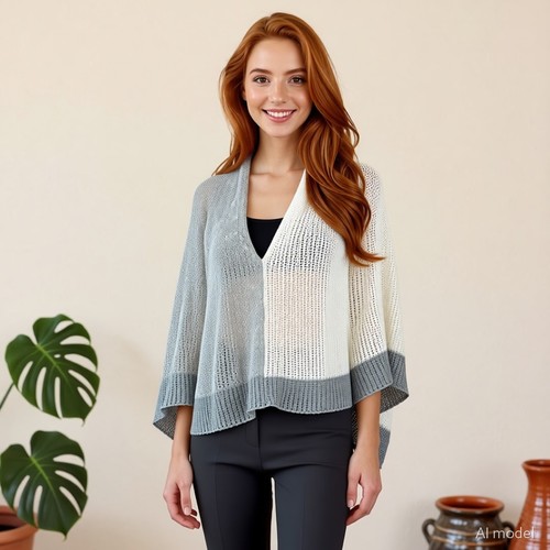 Tricot aéré gilet marilen - tricot,