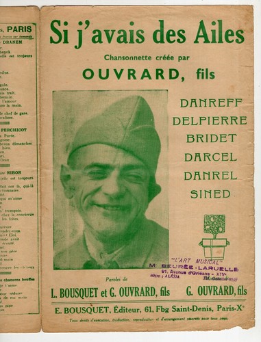 Fernandel ouvrard partition - fernandel,