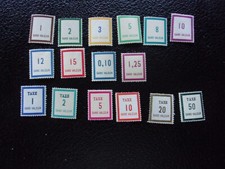 FRANCE - 16 timbres fictifs