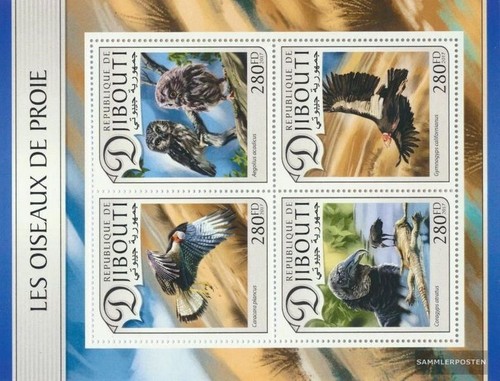 Djibouti 1473 1476 feuille - djibouti,