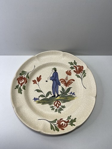 Assiette décorative signée - assiette,
