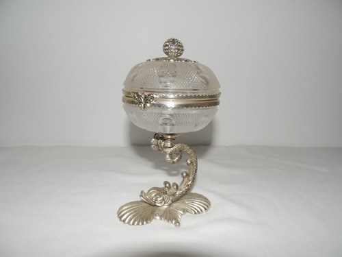 Ancienne bonbonniere verre - ancienne, en