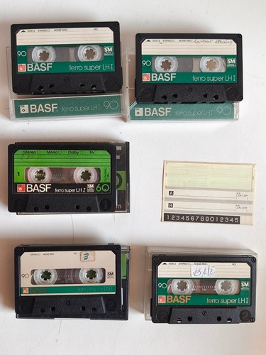 Cassettes basf ferro super - basf,