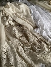 Lot de 6 Grands Rideaux Brise Vue Vintage Voilage  (LMAF01/26/07-23B )