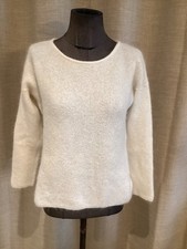 Superbe Pull Mohair Écru Sezane M Parfait État 