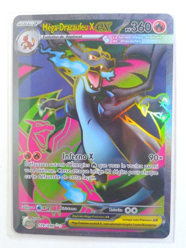 Carte pokémon mega dracaufeu - carte,