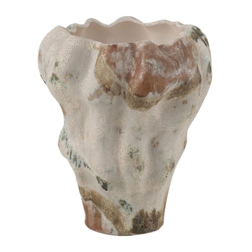 Vase anémone argile lune - en,