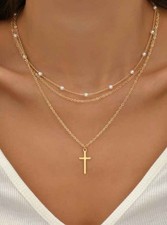 Collier fantaisie multi rangs - collier,