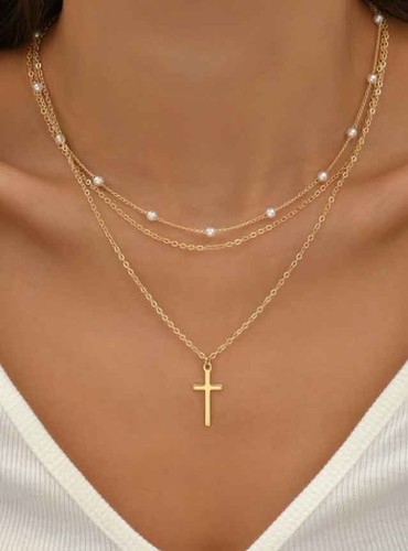 Collier fantaisie multi - collier, multi-rangs