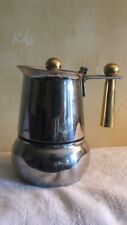 VINTAGE 80'S GB Guido Bergna Cafetière Italienne Moka Pot  1 TASSE INOX 18/10