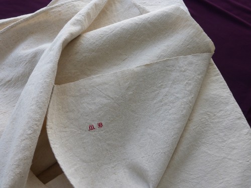 Drap ancien chanvre - drap, coton