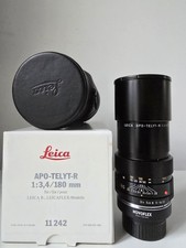LEICA APO-TELYT-R 180mm f3,4 E60 Excellent état. Adaptateur M Novoflex en Option