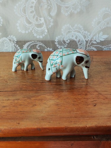 Duo figurines éléphants - duo,