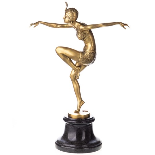 Statue bronze poli art - poli,