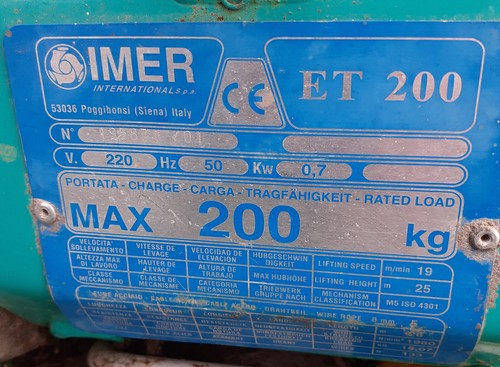 Treuil électrique 220v - treuil,