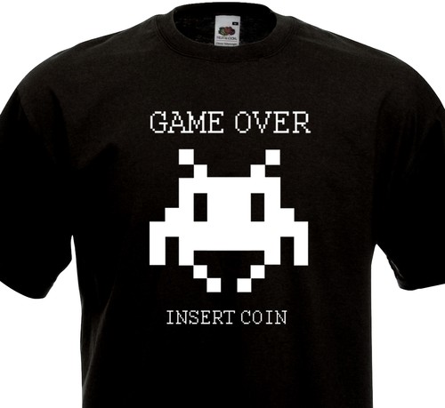 Shirt game over space - t-shirt,