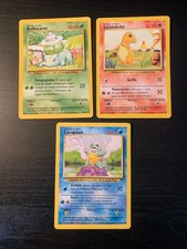 Lot 3 Cartes Pokémon Starters