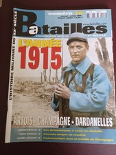 Batailles n°9 magazine histoire militaire guerre ww1 1915 Artois Dardanelles