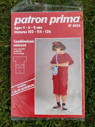 Patron couture prima - patron, n°