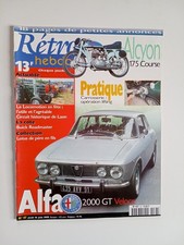 RETRO HEBDO n° 67 ALFA 2000 GT VELOCE 1975-ALCYON 175 COURSE