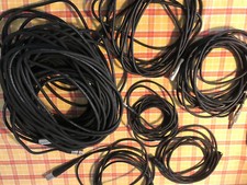 Lot de 9 câbles micro. Idéal pour groupe ou studio d'enregistrement