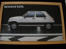 AFFICHE POSTER RENAULT 5 GTL