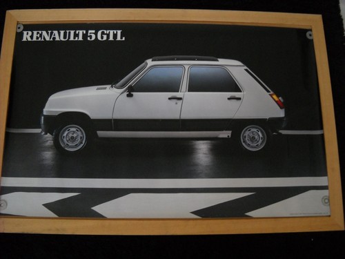 Affiche poster renault gtl - renault, 5