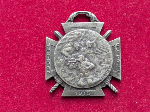 Medaille journee poilu ww1 - medaille,