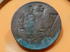 CURIOSITE - 5 CENTIMES - DUPUIS - AVEC PLUSIEURS CONTREMARQUES - DONT " 1917 "