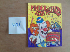 N°406  ;  Cirque PINDER JEAN
