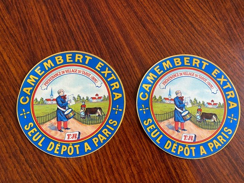étiquettes camembert extra