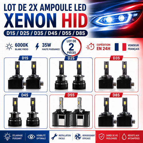 Ampoule led xenon hid canbus - 2,