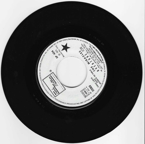 The miracles love machine 45 - machine.,