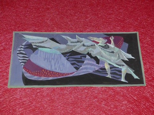 Art xxe gouache originale - art,