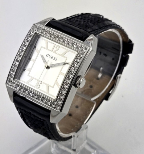 Guess silver tone large dial - tone,