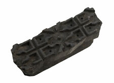 Ancien Bunta Tampon bois impression Tissu Batik  de 15,7 cm Inde # 26909