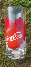 6 verres coca cola rond rouge