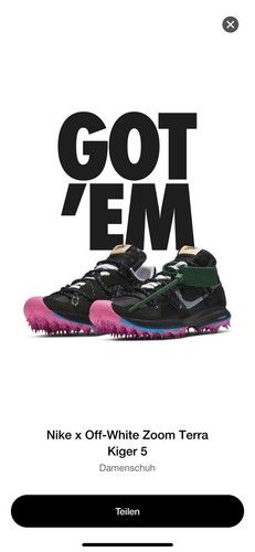 Nike off white terra kiger - x,