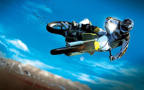 Toile tableaux moto cross - moto,