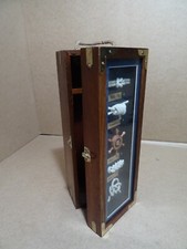 Boite en bois pour Bouteille de vin / Décoration marine